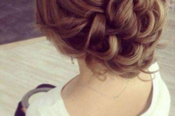 Chignon intrecciato pieno