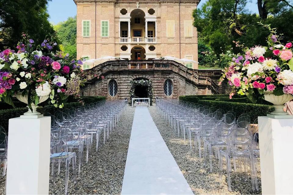 Cerimonia in giardino