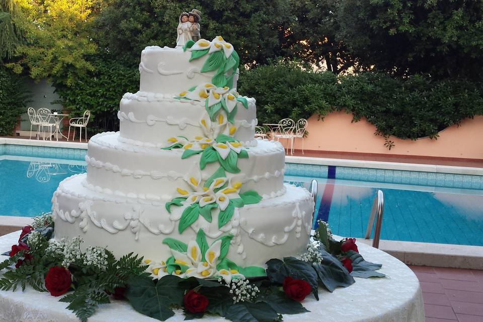 Esempio torta in piscina