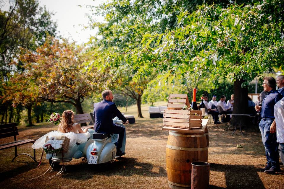 Accoglienza sposi aperitivo