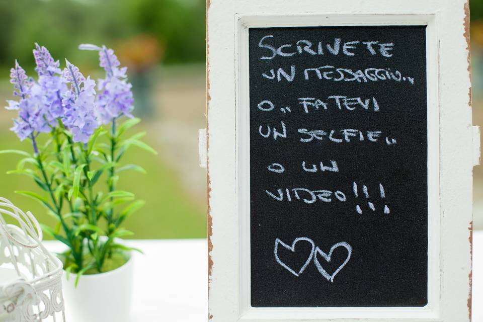 Guest book lavanda