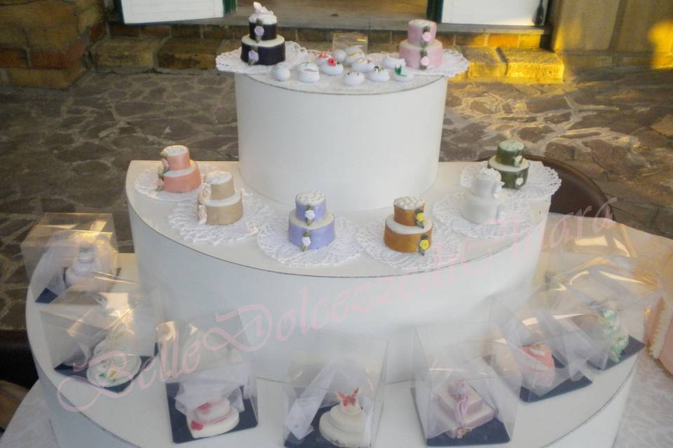 Minicakes,confetti decorati