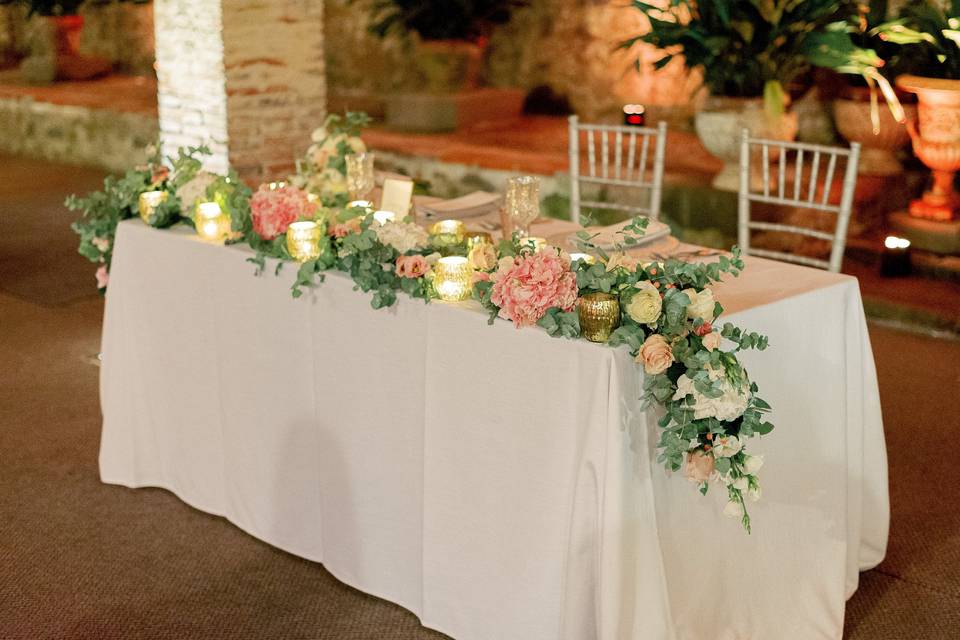 Set up tavolo