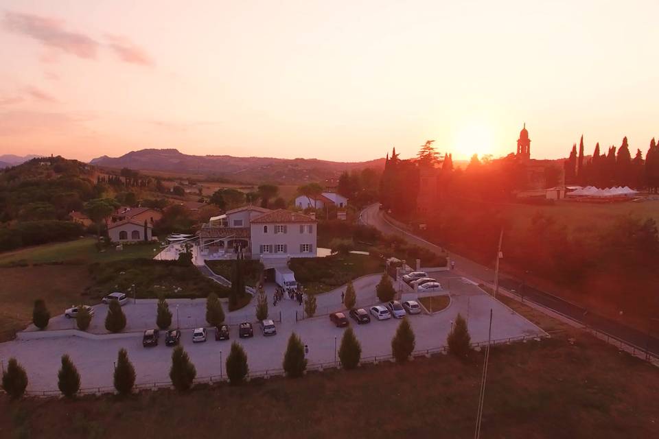 Villa Malatesta - tramonto