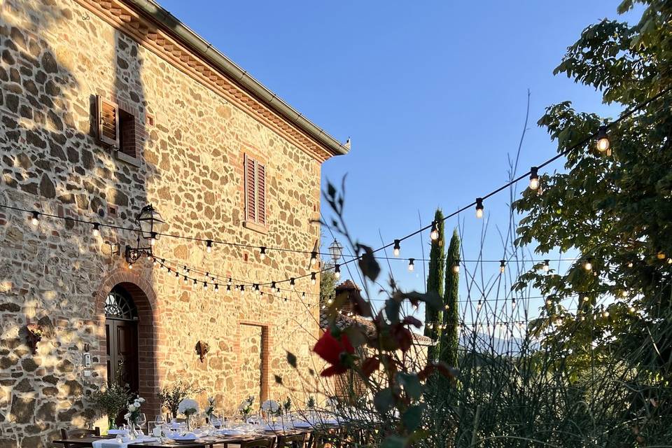 Cena in giardino