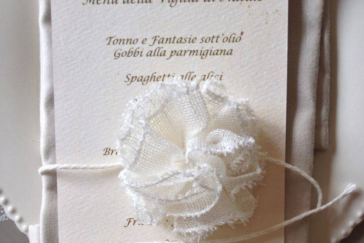 Menù shabby