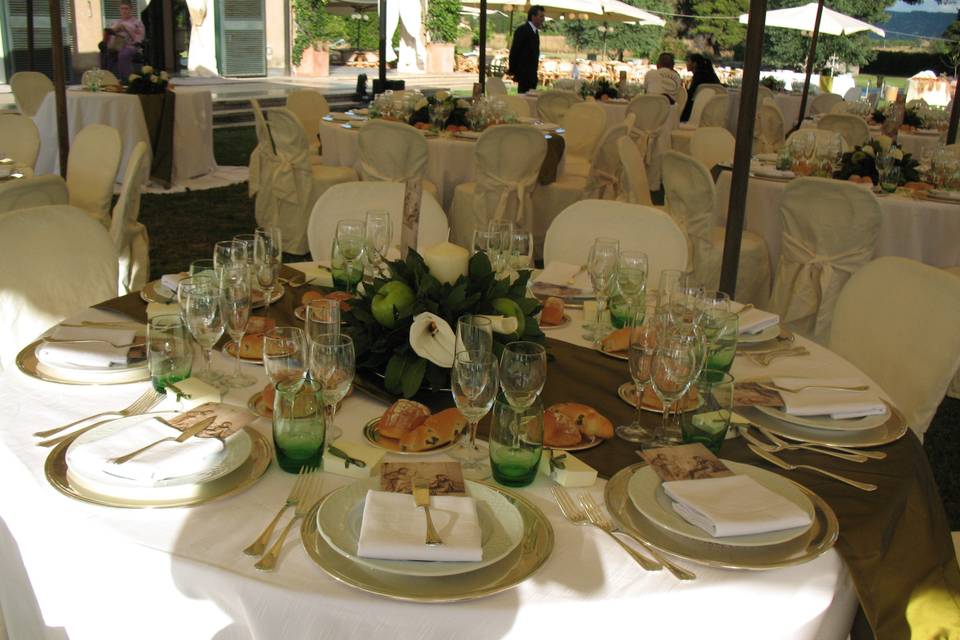 Mise en place ispirata alla Roma classica
