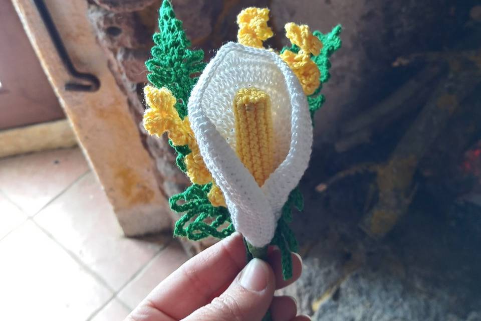 Calla e mimose