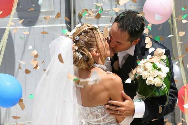Il bacio degli sposi