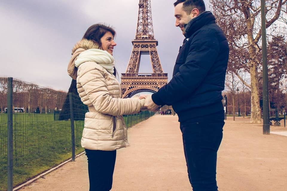 Pre-wedding a parigi