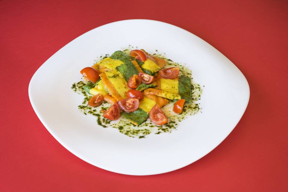 Tortelli alle verdure e fondut