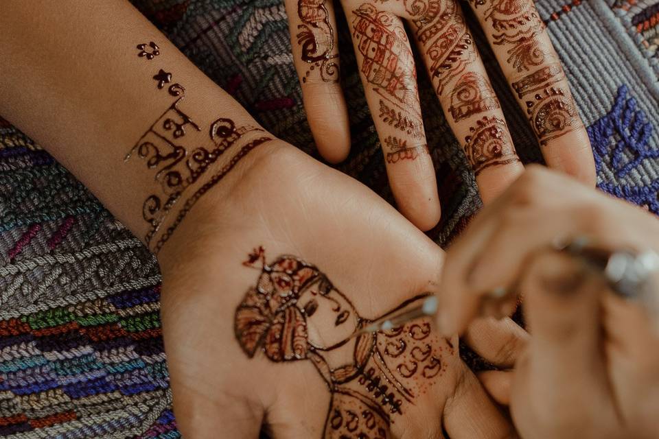 Hindu wedding Tuscany