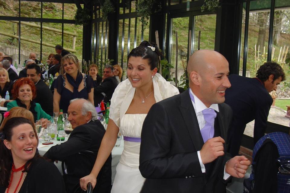 Valentina Didoni con gli sposi