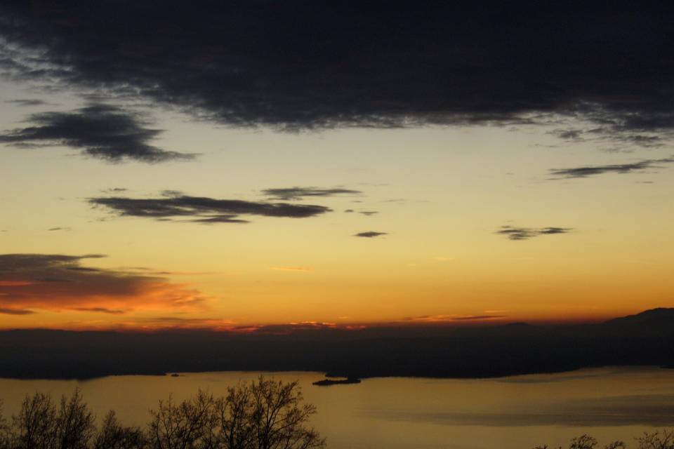 Tramonto dalla terrazza panoramica