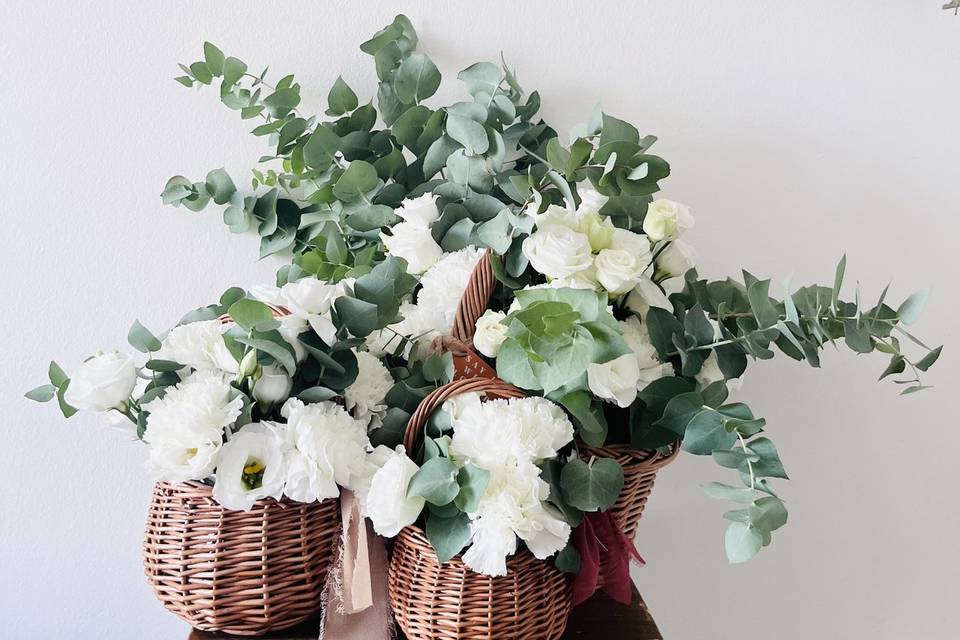 Collezione cestini in fiore