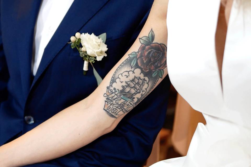 Flowers and Tattoo