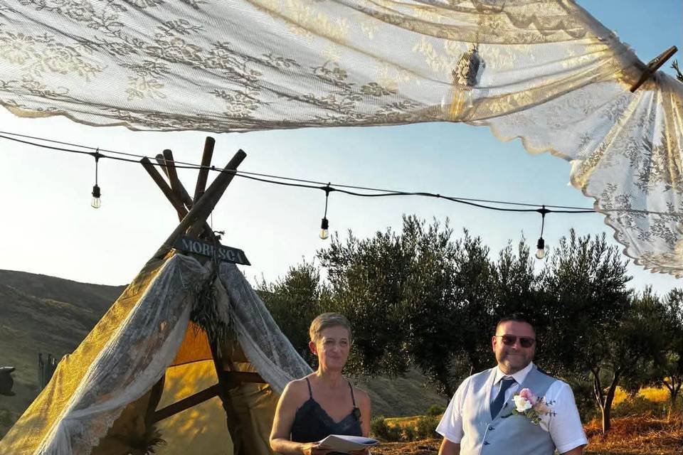 Claire e Rob a Moresca Farm