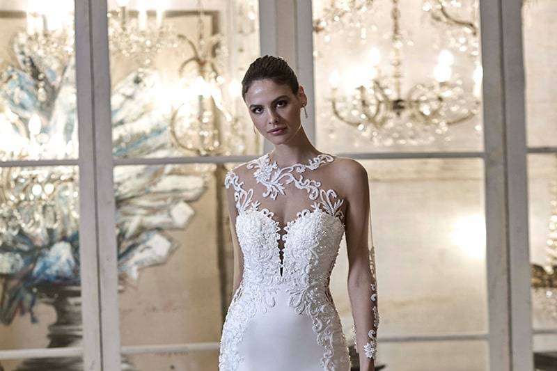 Incantevole abito da sposa