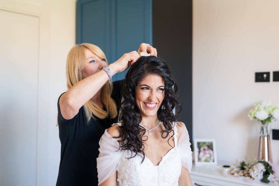 Acconciatura e trucco sposa