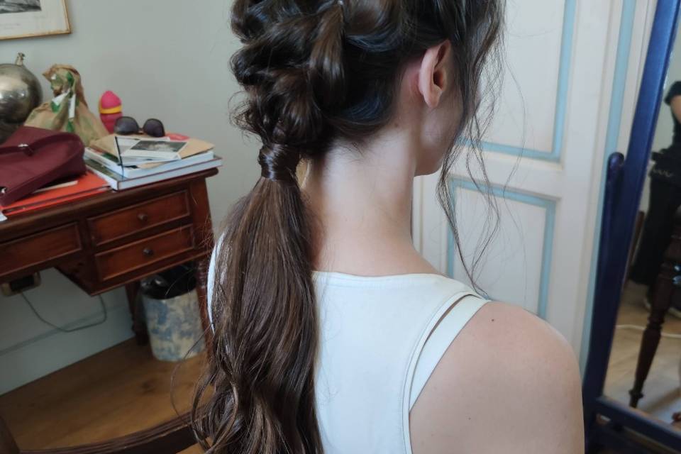 Bridesmaid hairstyle