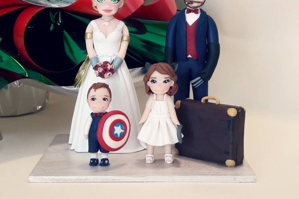 Cake Topper marvel fimo