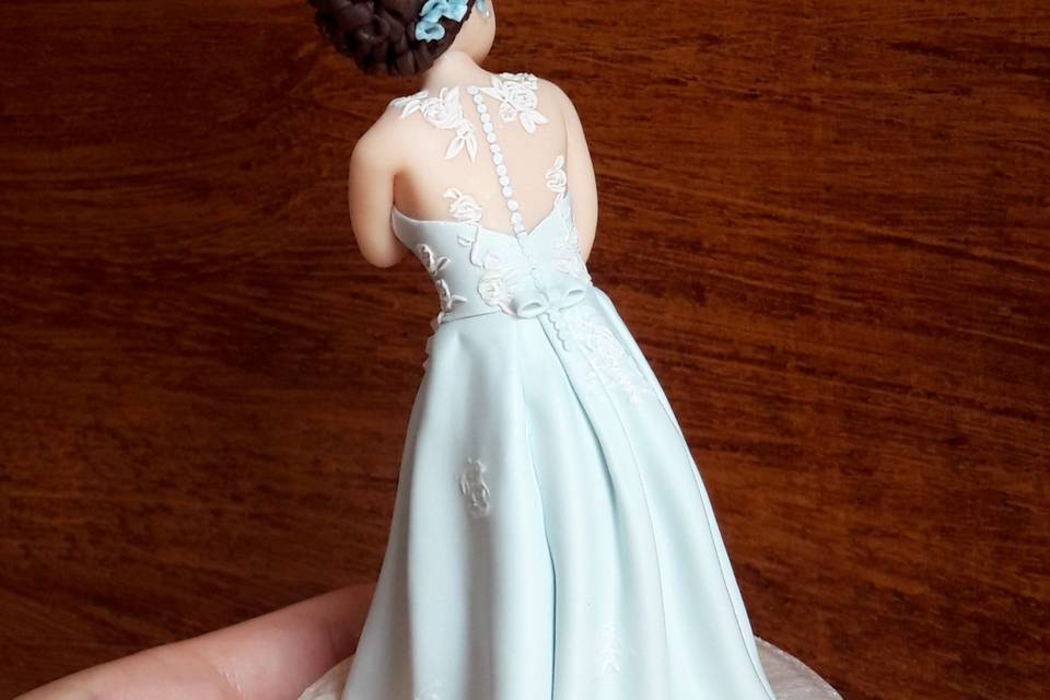 Cake Topper sposi fimo