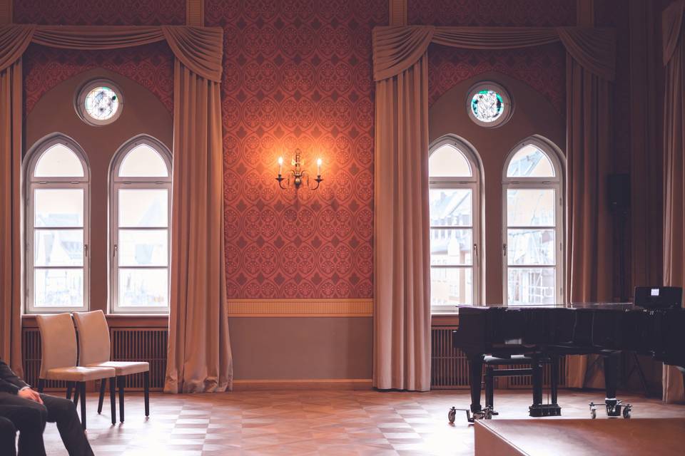Violinista e pianista Como