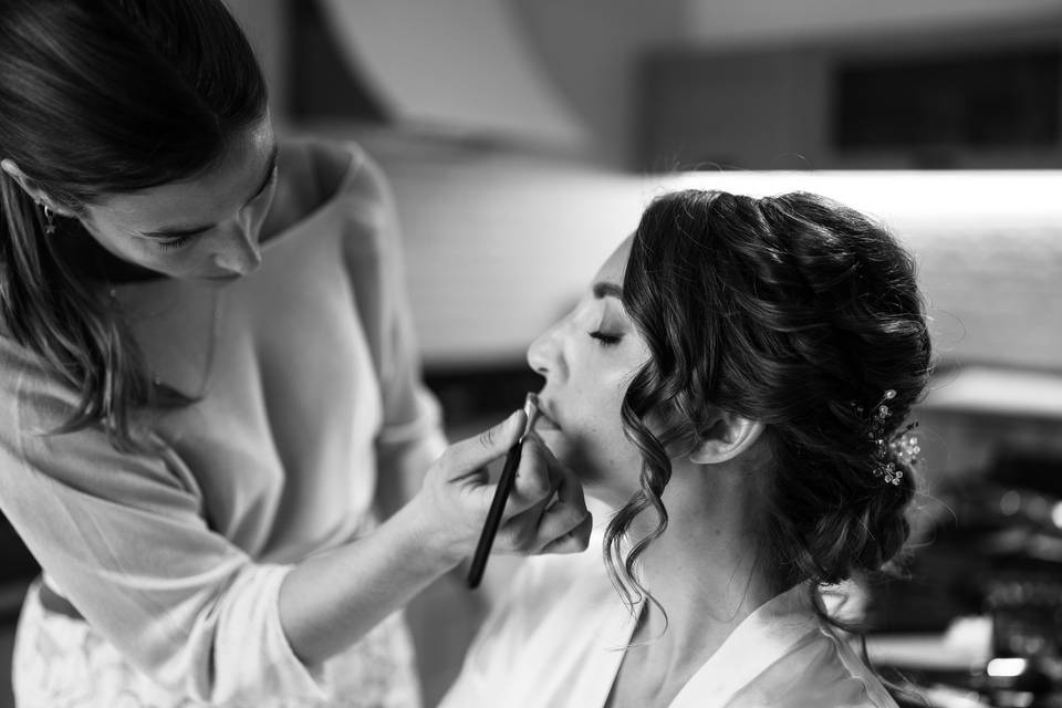 Preparazione sposa