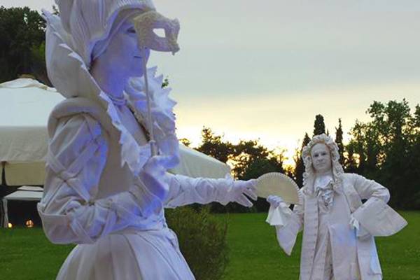 mimi statue viventi per eventi