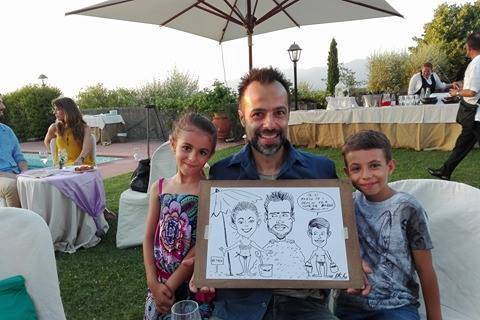 Caricature per invitati