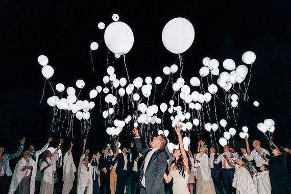 Volo palloncini per sposi