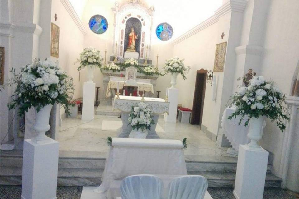 Allestimento chiesa