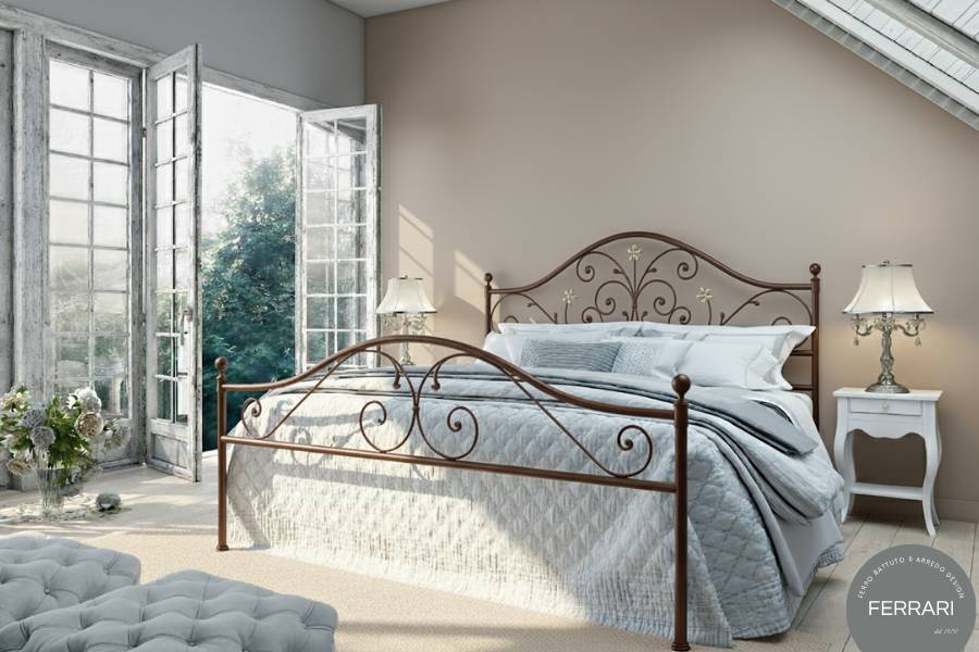 Letto in ferro battuto