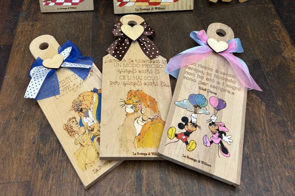 Taglieri matrimonio Disney