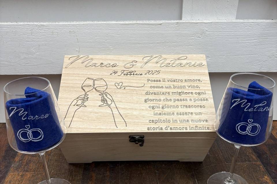 Calici con box personalizzati