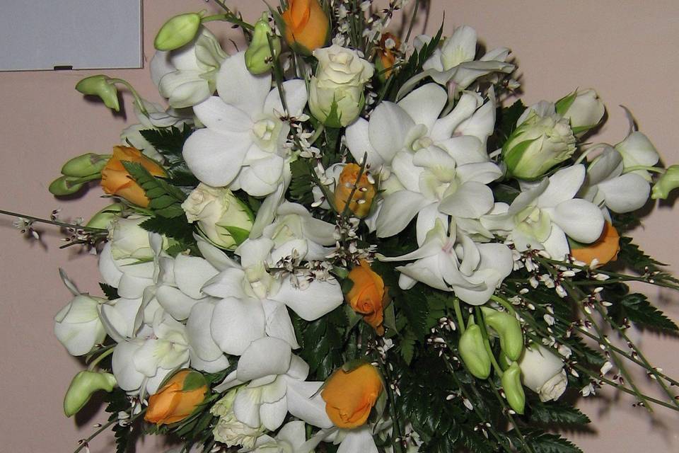 Bouquet sposa cascata