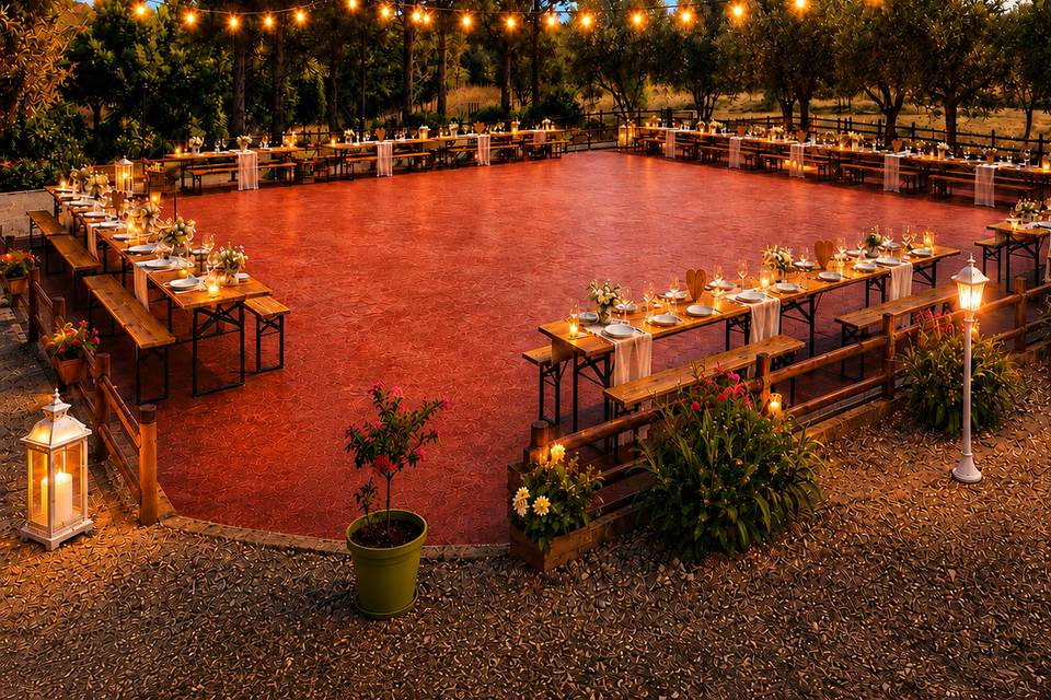 Cena Bordo Pista da Ballo