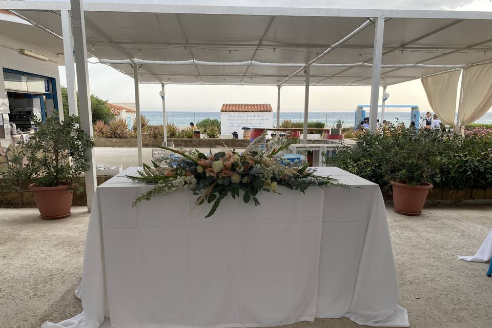 Allestimento spiaggia