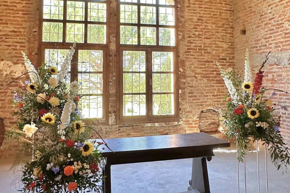 Allestimento cerimonia