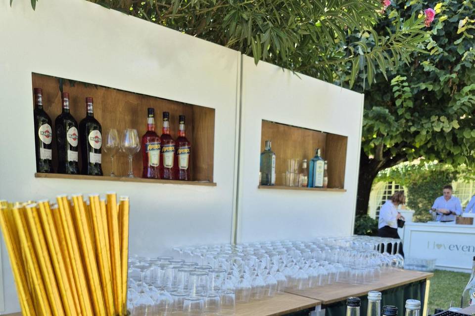 Bar per aperitivo di benvenuto