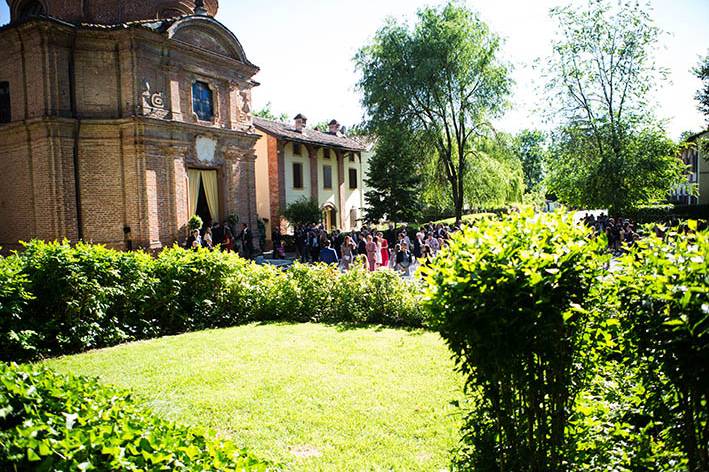 Chiesa vista dal giardino