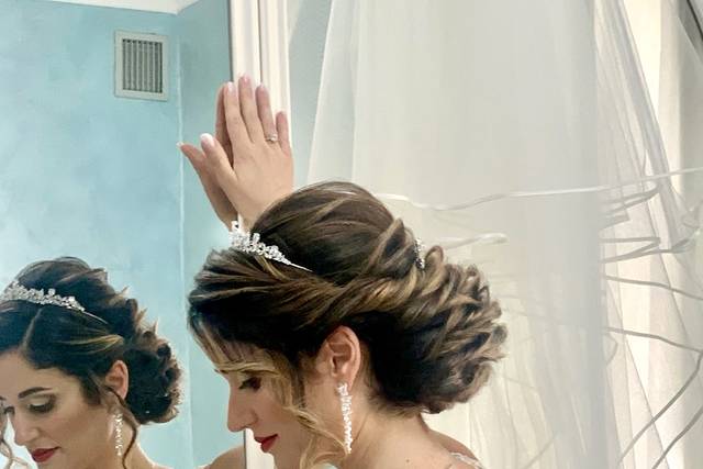 Chignon romantico