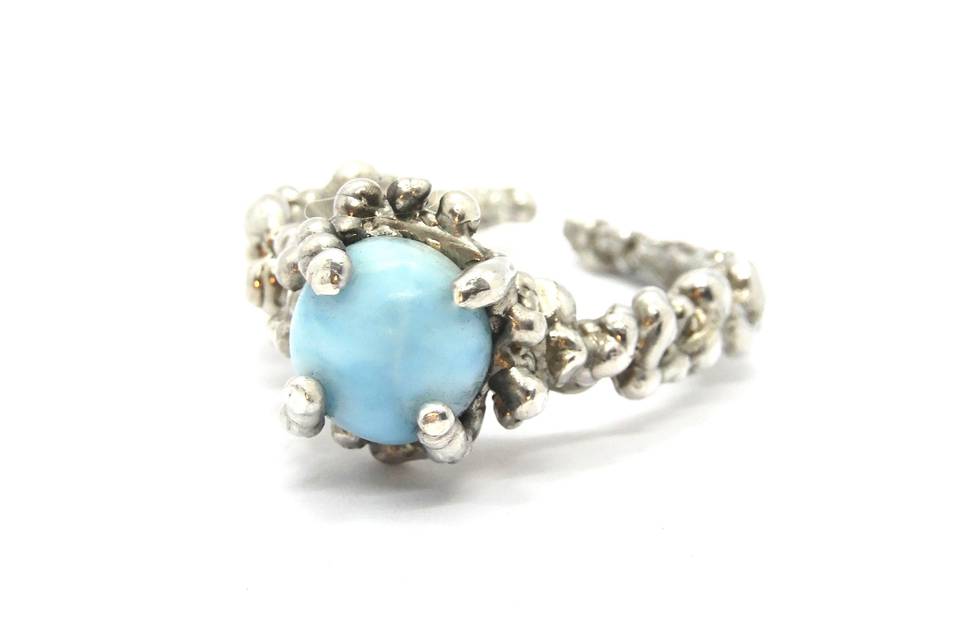 Anello con Larimar