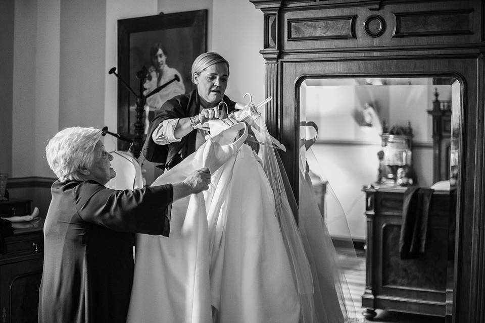 Preparazione sposa