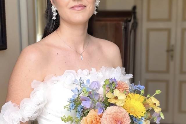Trucco sposa acconciatura spos