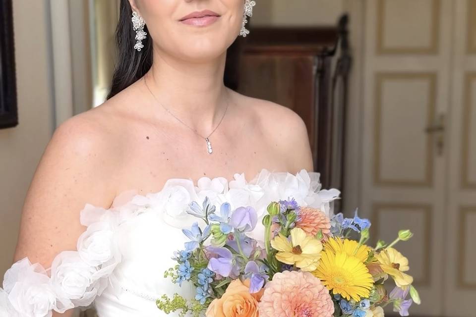 Trucco sposa acconciatura spos