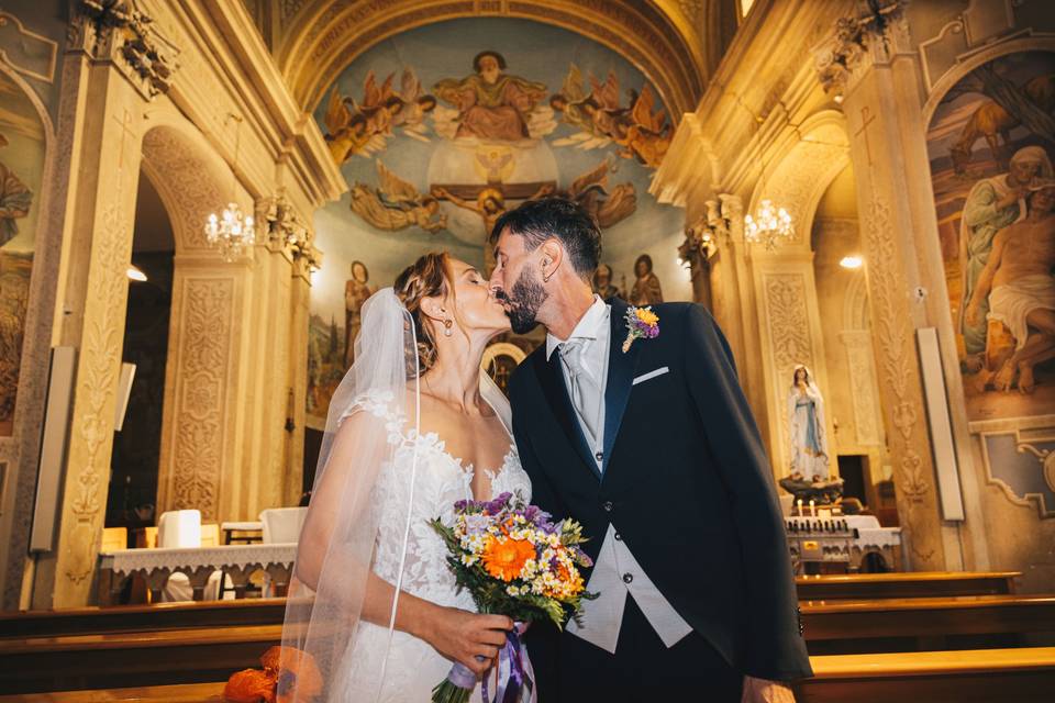 Primo bacio da sposati