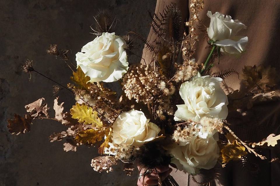 Bouquet da sposa invernale