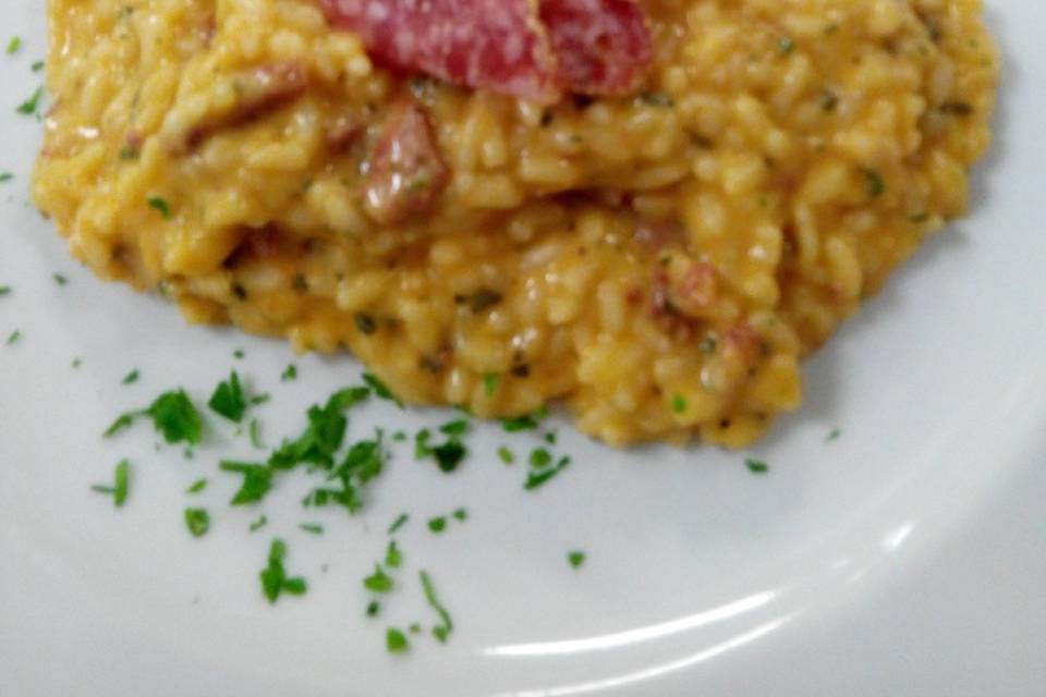 Risotto con la pitina