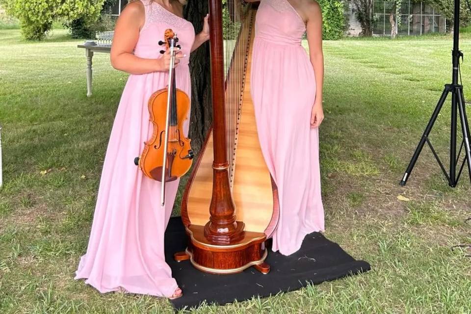 Viola/violino e arpa